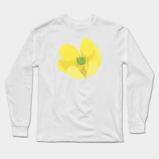 Yellow Tulip Long Sleeve T-Shirt